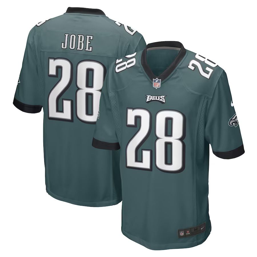 Men Philadelphia Eagles #28 Josh Jobe Nike Midnight Green Game Player NFL Jersey